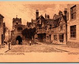 Lord Leycester&#39;s Hospital Warwick England UNP DB Postcard G10 - $4.90