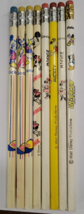 Lot of 8 Vintage Disney Pencils Walt Disney Productions Faber Castell USA Unused - £7.78 GBP
