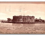Castle Williams New York Harbor New York City NY 1907 Ullman&#39;s DB Postca... - $8.86