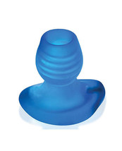 Oxballs Glowhole 1 Hollow Buttplug w/LED Insert Small - Blue Morph - £61.41 GBP