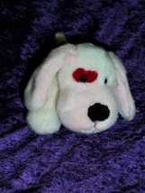 Russ Berrie Valentine Heart Dog Plush Laying Puppy Cyrano Stuffed Animal... - £31.27 GBP
