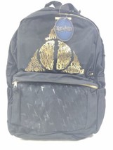 Harry Potter The Elder Wanda School Bag W/ Pockets Black Sizes in Pictures NEW - £14.01 GBP