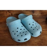 Crocs Light Blue Women’s Platform Shoes Platform Clogs Women 9 - $30.18 CAD