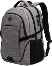 Anti Theft Laptop Backpack Travel Backpacks with usb Charging Port for Women Men - £36.68 GBP