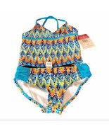 Kanu surf CANDY girls two piece tankini set #3547 girls size 12 - $30.55 CAD