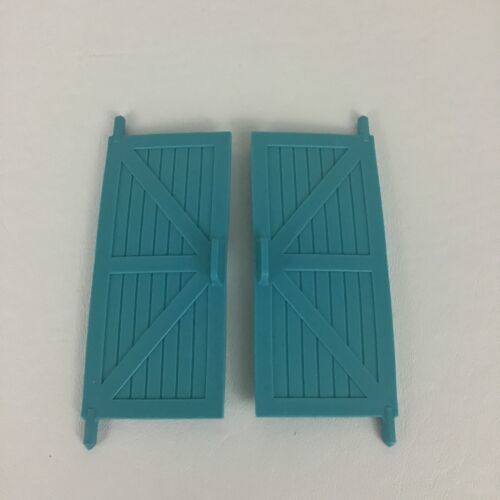Vintage Fisher Price Little People Western Town #934 Replacement Front Doors - $16.78