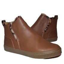 Timberland Skyla Bay Leather Ankle Boot Womens 9 Brown Faux Fur Lined A5U48 - £50.39 GBP