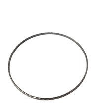 Vintage Silver Tone Metal Diagonal Textured Bracelet Womens Costume Jewelry - $19.32 CAD