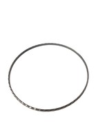 Vintage Silver Tone Metal Diagonal Textured Bracelet Womens Costume Jewelry - $19.33 CAD