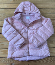 old navy active NWT girl’s full zip hooded puffer coat size XXL(18) pink HG - $14.17