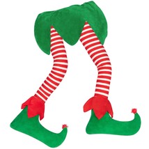 23 Christmas Elf Stuffed Legs Stuck Tree Topper Decorations -Xmas Holida... - $36.99