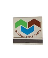 Vintage Matchbook Missouri State Parks MO Front Strike Full Unstruck Adv... - €11,85 EUR