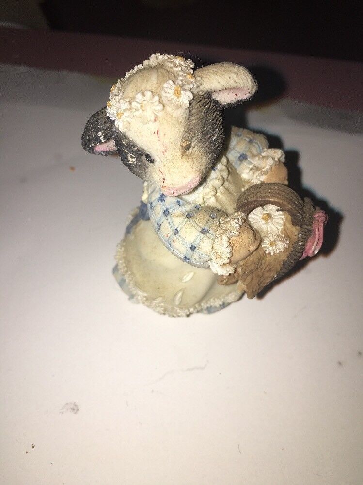 Mary&#39;s moo moos flour girl figurine - $22.65