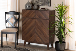 Leryn Walnut Brown Shoe Cabinet - $2,759.33 MXN