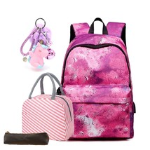 3Pcs Star Prints Backpack Sets Kids Bookbag Primary School Daypack Elementary St - £40.63 GBP