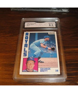 Vintage 1984 O-Pee-Chee Baseball Card #212 George Brett GMA GRADED 8.5 N... - £15.56 GBP