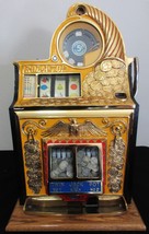 Watling 5c Coin Front Twin Jackpot Rol-A-Top Slot Machine Restored - £6,655.39 GBP