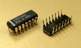 Espec. Military Rca CD4016AE 14-Pin Spst Dip Ic Integrated Circuit Processor - £4.17 GBP