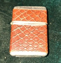 Vintage Storm King  Faux Leather Wrap Windproof Cigarette Lighter  - $18.69