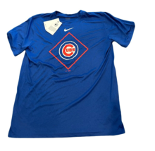 NWT New Chicago Cubs Nike Dri-Fit Legend Diamond Icon Performance Large T-Shirt - £20.68 GBP