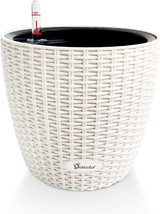 Dexceder 9X8 Inches Rattan Self Watering Planter Indoor Outdoor, Inner Pot - £38.41 GBP