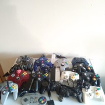Misc Videogame Controller Lot Haul Bundle, N64, Wii, Xbox 360, PS1, PS2,... - $21.73