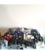 Misc Videogame Controller Lot Haul Bundle, N64, Wii, Xbox 360, PS1, PS2,... - £17.08 GBP