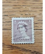 Canada Stamp Queen Elizabeth II 1c Used Violet Brown - £2.38 GBP