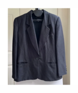 Jacket Collectible Gold Giorgio Linen Blend Black Blazer Pockets Formal,... - $1,155.32 MXN