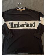 Timberland Long Sleeve T-Shirt  Black White Mens Size  Medium - $267.29 MXN