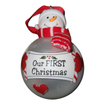 Snowman Our First Christmas Ornament - $5.99