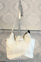 JIMMY CHOO White Leather Top Handle Satchel/Handbag/Shoulder Bag $2195 - £596.32 GBP