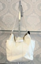 JIMMY CHOO White Leather Top Handle Satchel/Handbag/Shoulder Bag $2195 - £586.55 GBP