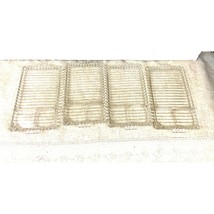 VTG Set of 4 Depression Glass 3 Section Divided Snack Ribbed Tray Plates Smoke - £39.01 GBP