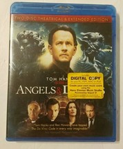 Angels &amp; Demons Blu-Ray 2 Disc Set Theatrical Extended Edition New Sealed Hanks - £7.98 GBP