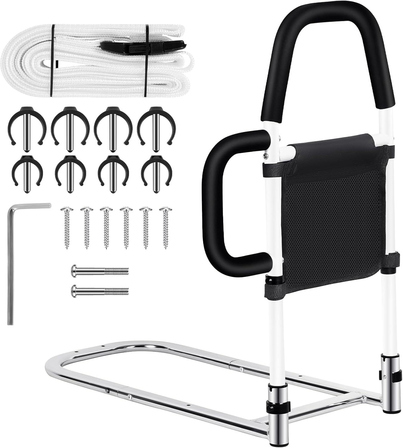 Bed Rails For Elderly Adults Safety Height Adjustable Senior Bed Assist ... - $48.96