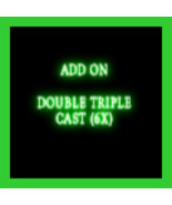 FREE ADD ON double triple cast (6x) super powerful amplifies spell cast items - Freebie