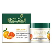 Biotique Vitamin C Correcting and Brightening Face Cream, 50gm (Pack of 1) - £8.99 GBP