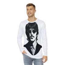 Men&#39;s Ringo Starr Photo Print Long Sleeve Shirt Rock Music - £33.90 GBP+