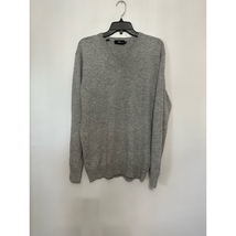 Rodd &amp; Gunn Mens Pullover Sweater Gray V Neck Cashmere Merino Wool Blend M New - £51.25 GBP