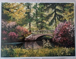 New Sealed Mouth and Foot Painting Artists “Tranquility&quot; 1000 Pc Jigsaw ... - £11.69 GBP