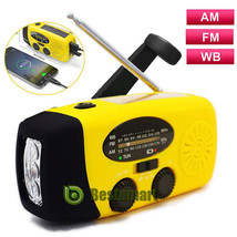 Solar Crank Noaa Weather Radio For Emergency With Am/Fm/Noaa , Torch Power Bank - £32.31 GBP
