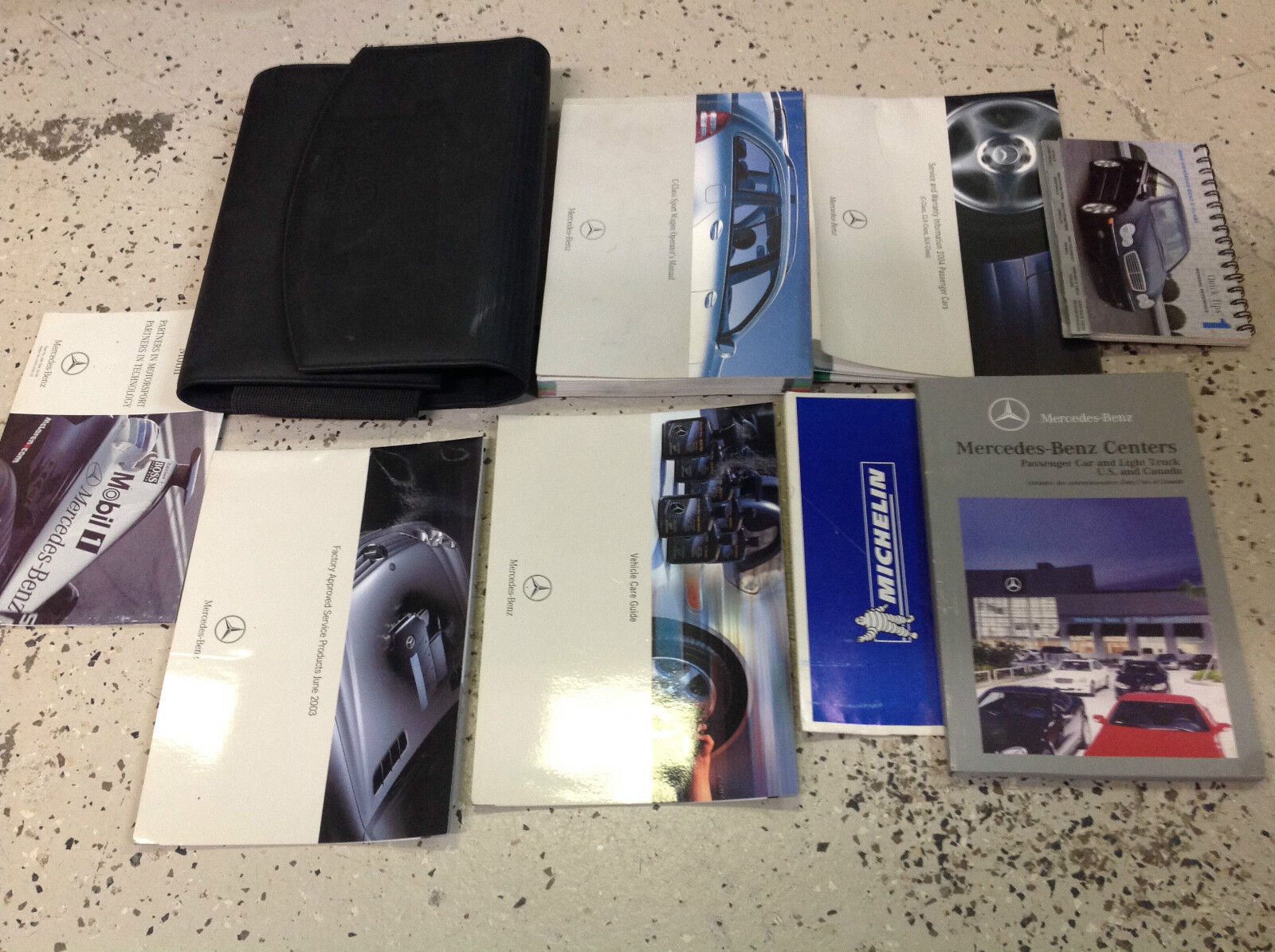 Primary image for 2004 MERCEDES BENZ C CLASS Sports Coupe Owners Operators Owner Manual Set OEM