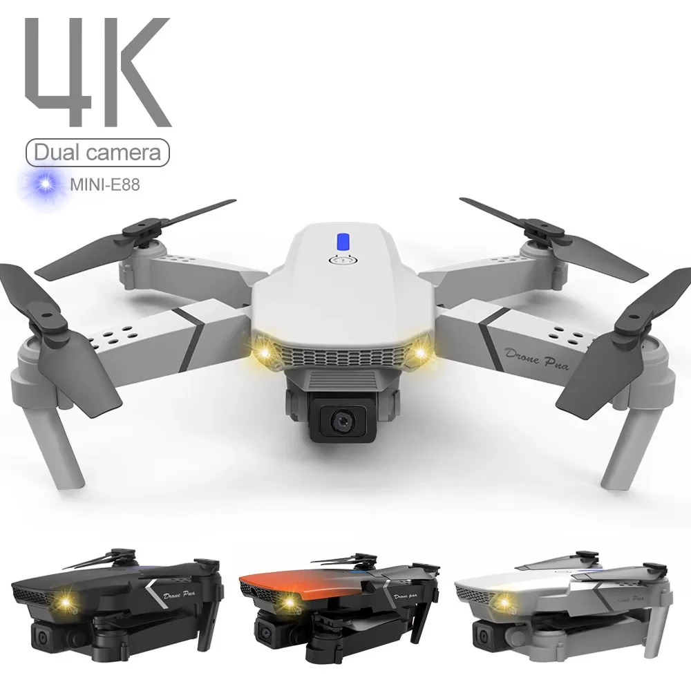New E88Pro RC Drone 4K Professinal With 1080P Wide Angle HD Camera Foldable RC - £29.27 GBP+