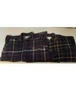 Lot 2 Carhartt Plaid Lined Long Sleeve Button Up Shirts  Size XL  - £36.26 GBP