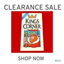 Kings In The Corner Card Game Vintage 1996 Jax Complete Clearance Sale - $10.04