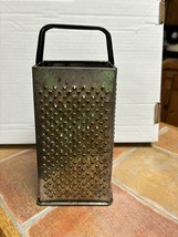 Vtg. 1950-60&#39;s 4 Sided 9&quot; Steel Bromwell Box Grater/Slicer/Zester - £11.79 GBP