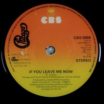 Chicago - If You Leave Me Now / Together Again [7&quot; 45 rpm Single] UK Import - £4.46 GBP
