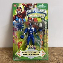 2001 Bandai Mighty Morphin Power Rangers Time Force Blue TF Fighter NIP JD - £79.13 GBP