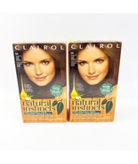 TWO Clairol Natural Instincts 6A former 14 Light Cool Brown Hair Color D... - $1,140.22 MXN